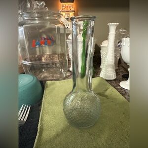 Clear Glass Bud Vase
